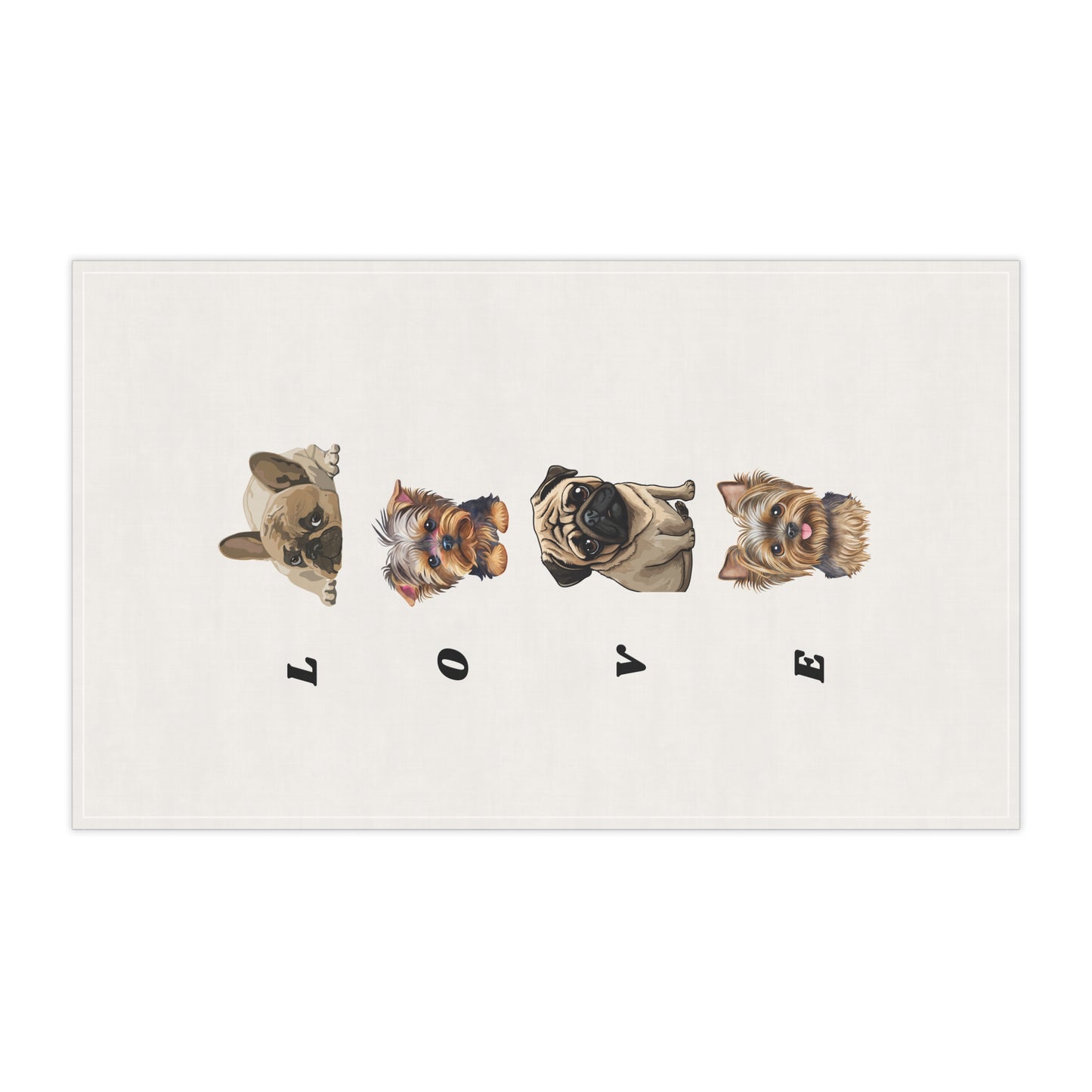 Dog lover Kitchen Towel