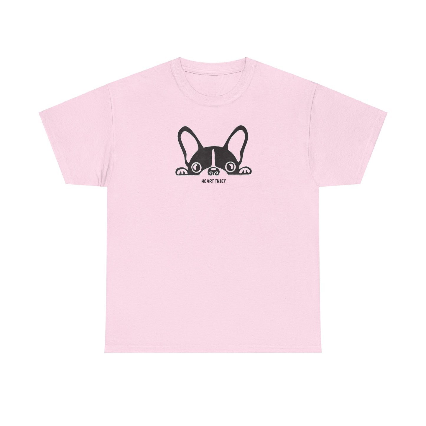 French Bulldog Heart Thief Unisex Heavy Cotton Tee