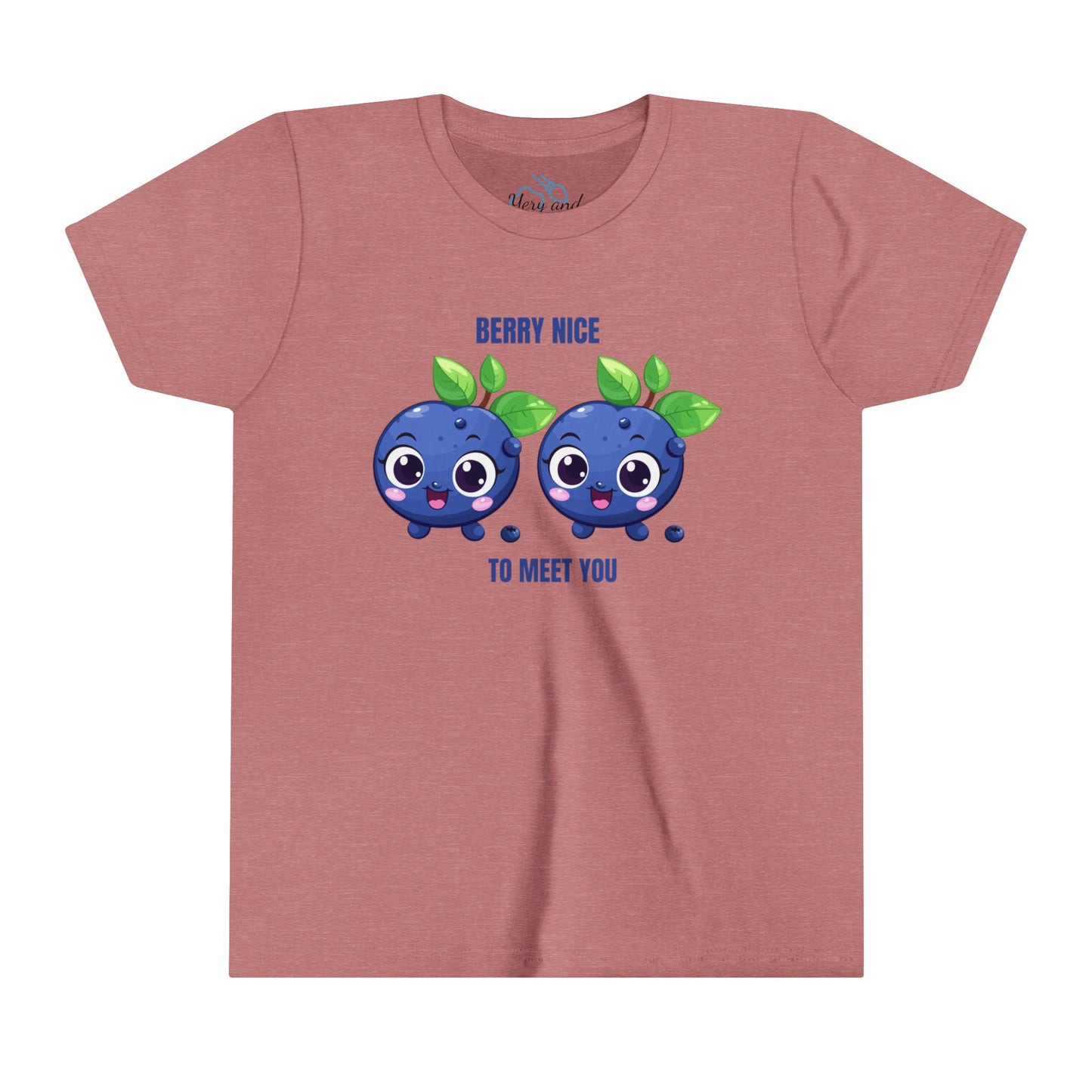 Berry Nice To Meet You- Youth Short Sleeve Tee