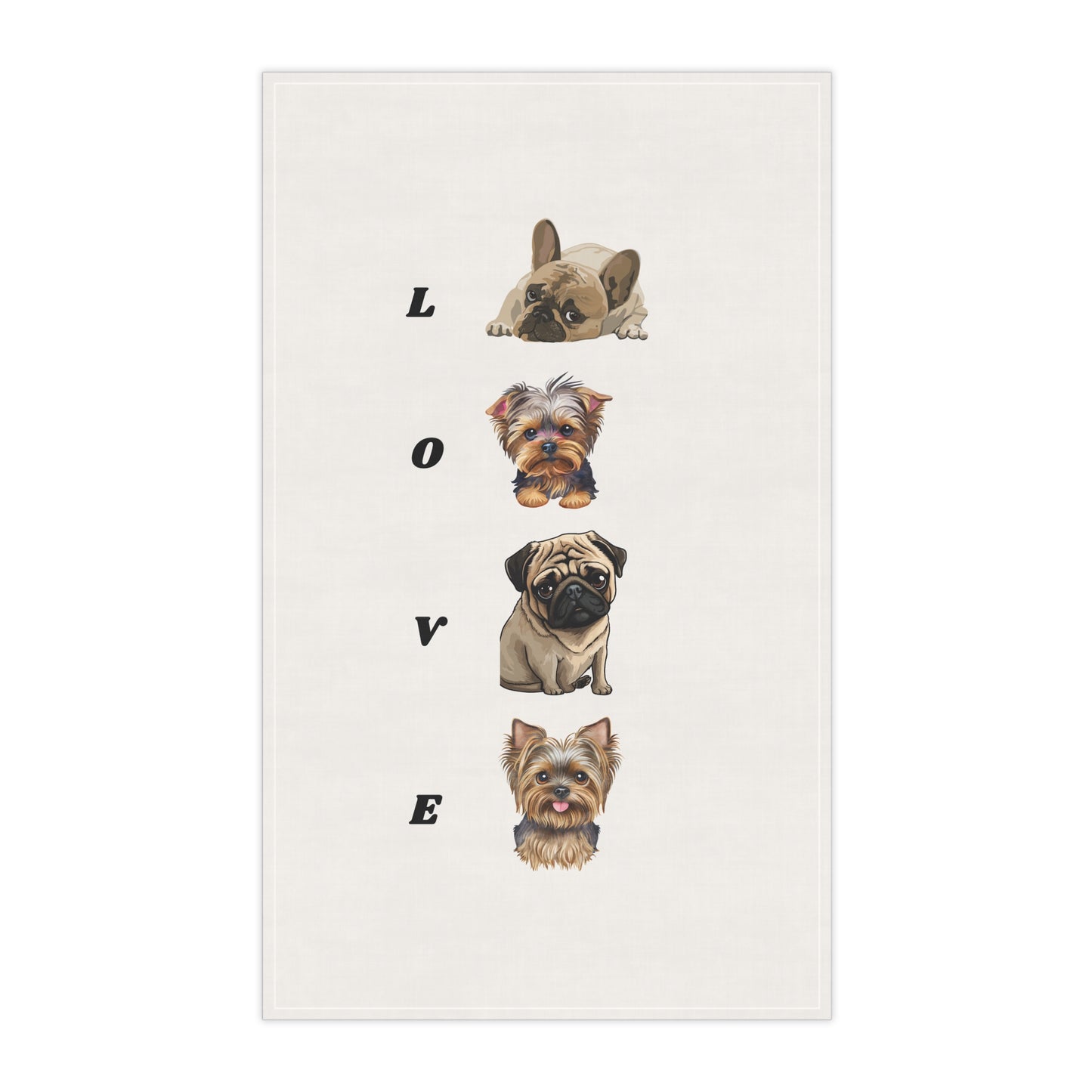 Dog lover Kitchen Towel