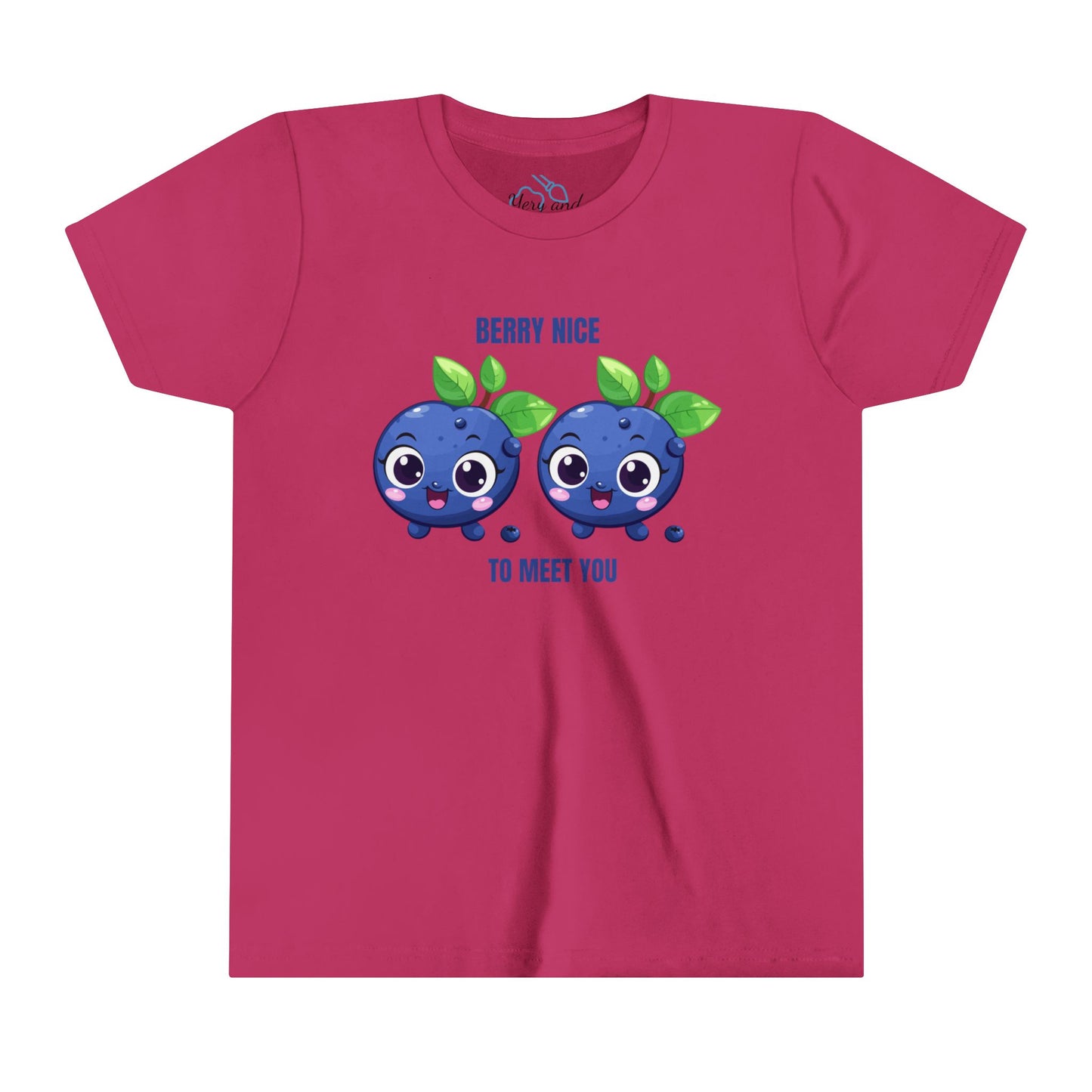 Berry Nice To Meet You- Youth Short Sleeve Tee