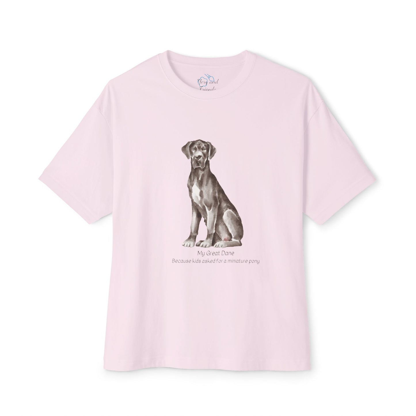 My Great Dane Unisex Oversized Boxy Tee