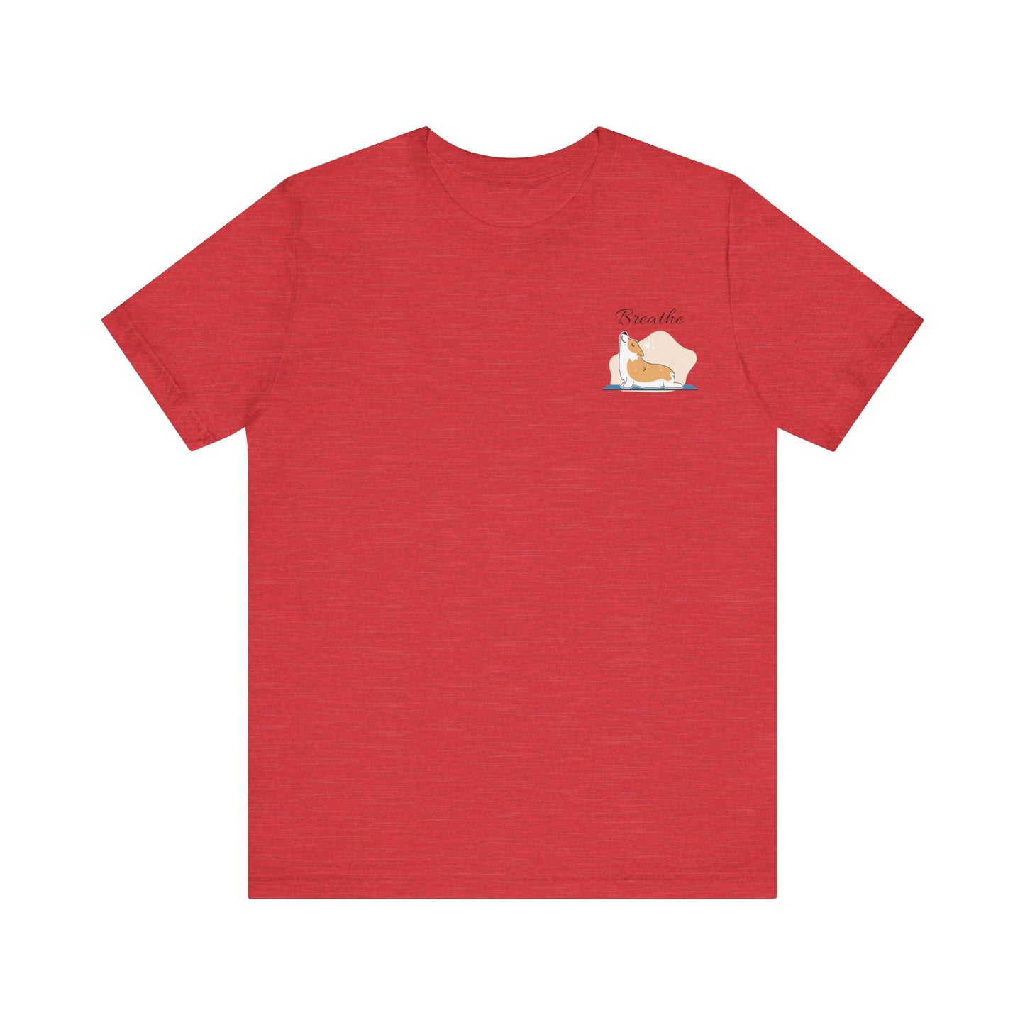 Yoga corgi T shirt