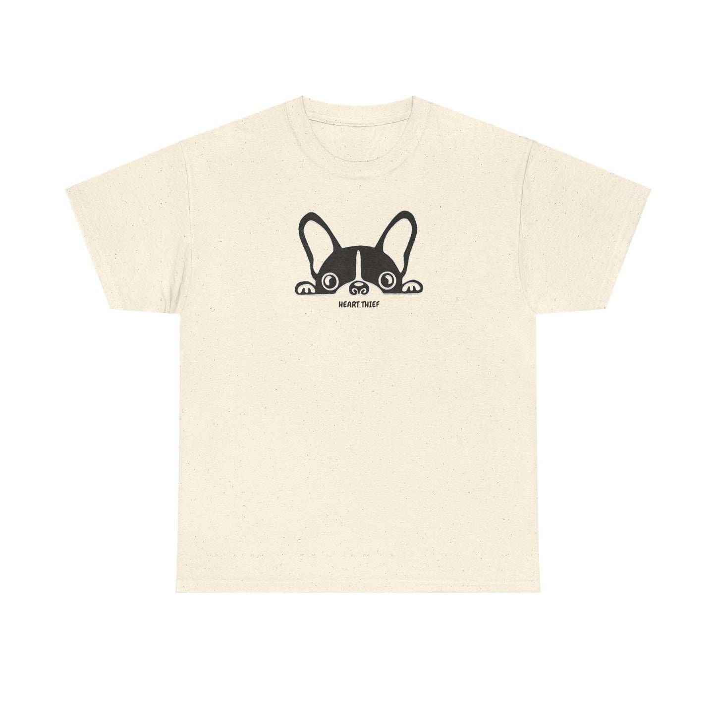 French Bulldog Heart Thief Unisex Heavy Cotton Tee