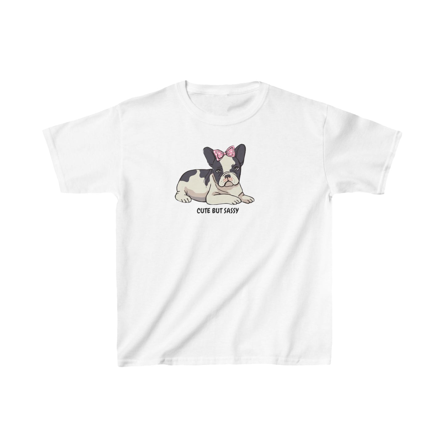 French Bulldog cute but sassy Kids Heavy Cotton™ Tee