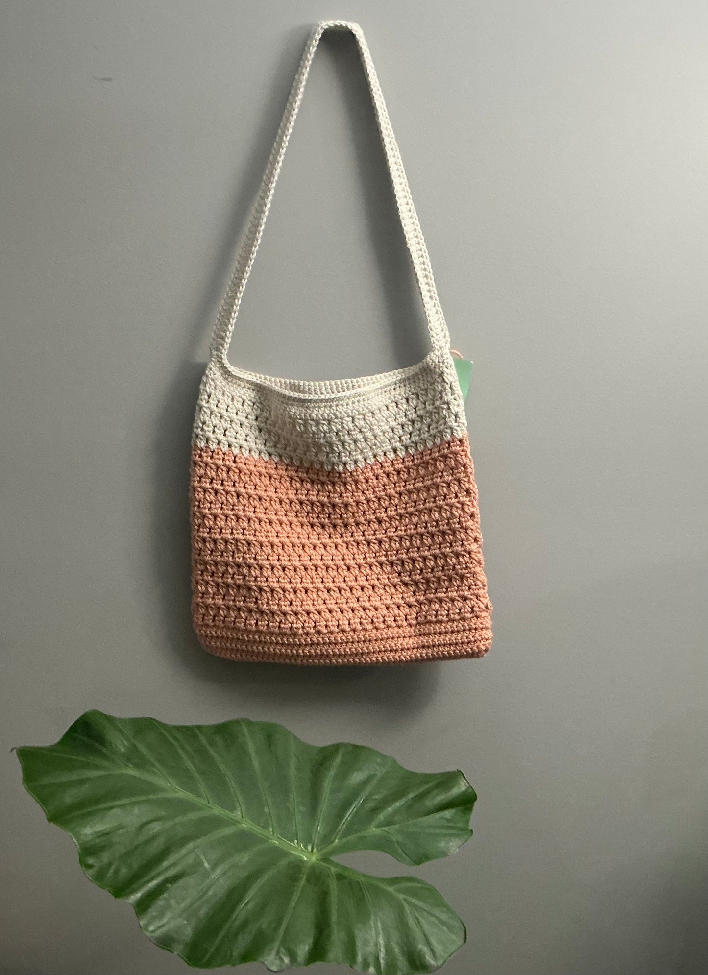Crochet tote bag