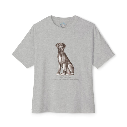 My Great Dane Unisex Oversized Boxy Tee