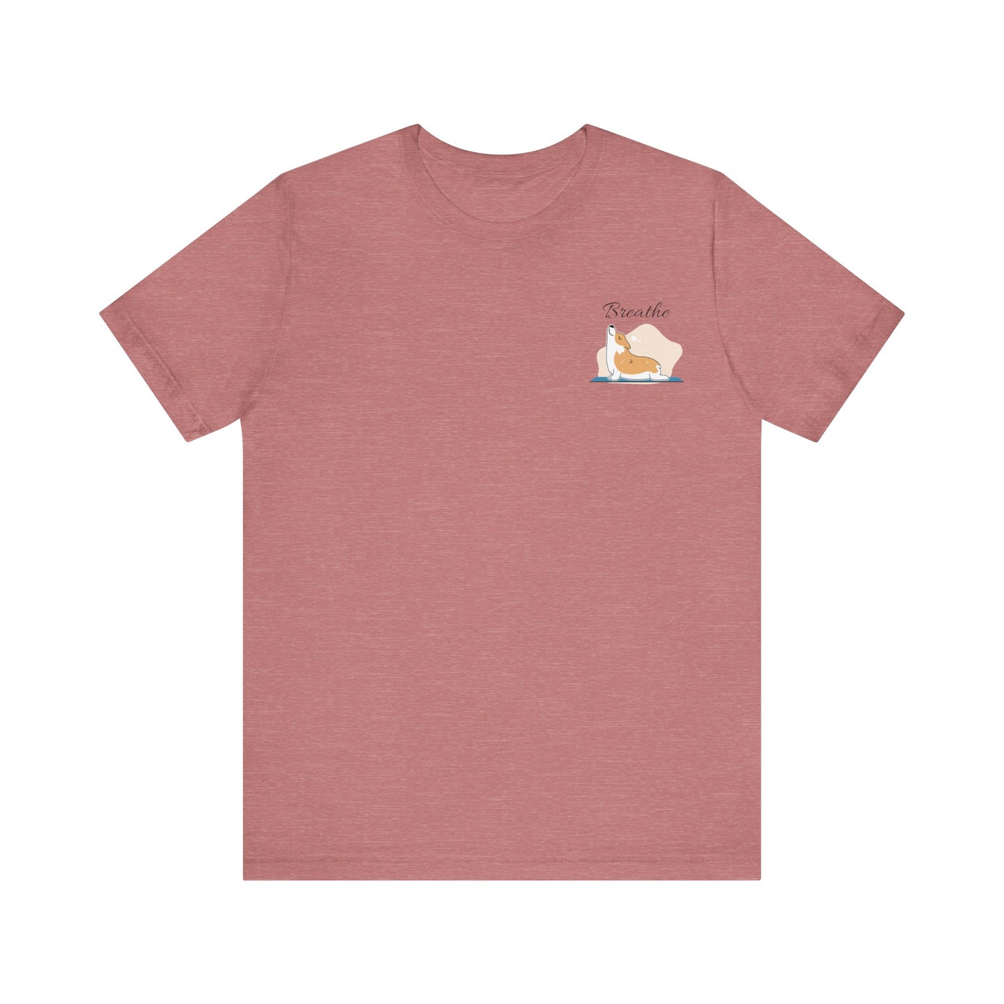 Yoga corgi T shirt