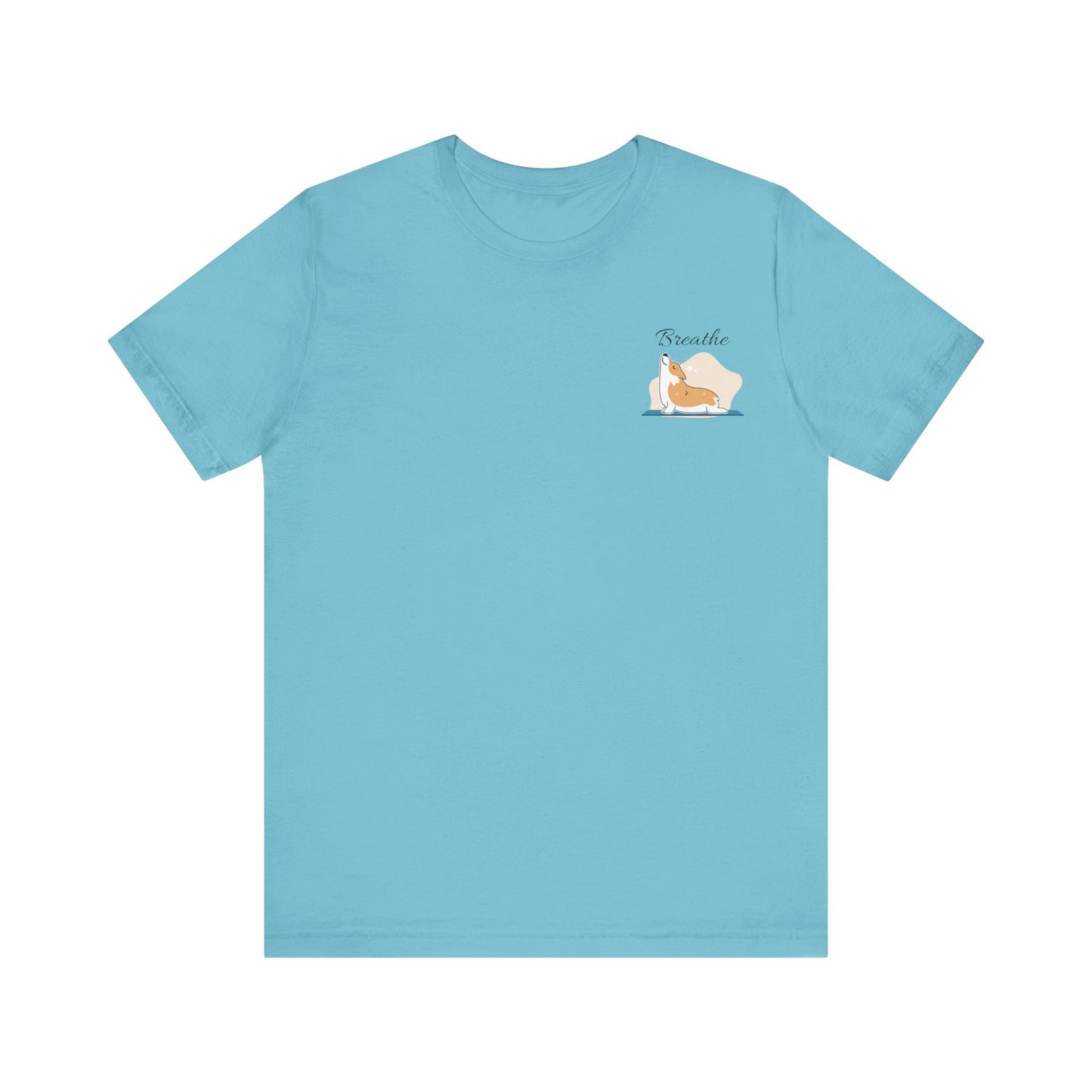 Yoga corgi T shirt